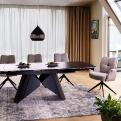 Krzesło obrotowe Wing Brego 07 szare Krzesło obrotowe Wing Brego 07 szare