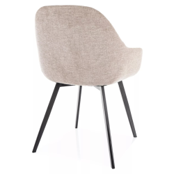 Krzesło tapicerowane Vico Brego 34 beżowe