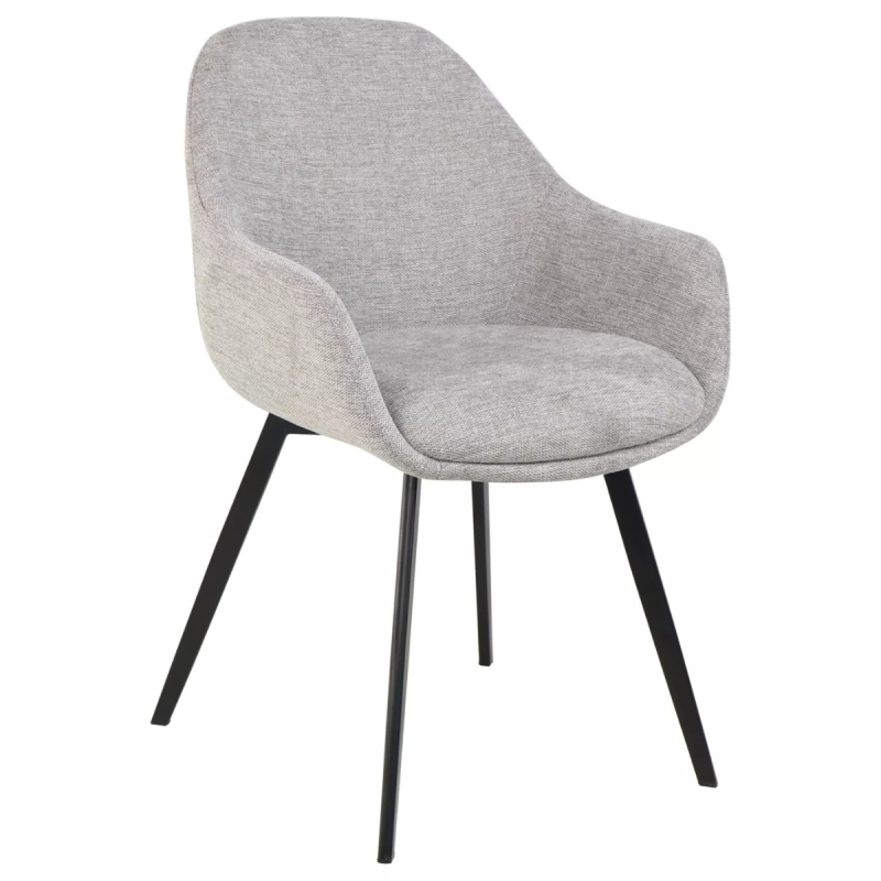 Krzesło tapicerowane Vico Brego 07 szare