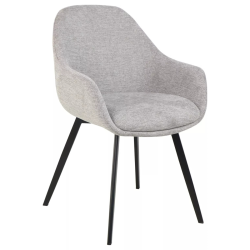 Krzesło tapicerowane Vico Brego 07 szare