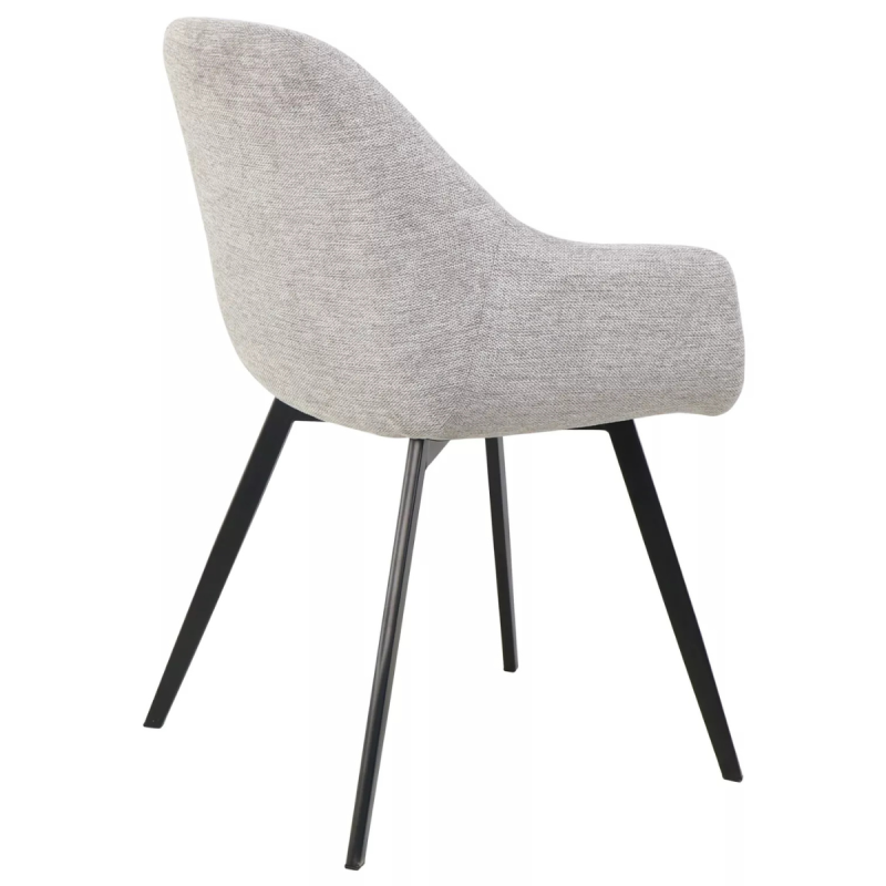 Krzesło tapicerowane Vico Brego 07 szare