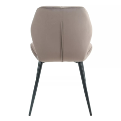 Krzesło tapicerowane Rick Velvet Bluvel 38 cappuccino Krzesło tapicerowane Rick Velvet Bluvel 38 cappuccino