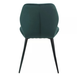 Krzesło tapicerowane Rick Velvet Bluvel 78 zielone Krzesło tapicerowane Rick Velvet Bluvel 78 zielone