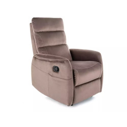 Fotel rozkładany Solon M Velvet 38 cappuccino
