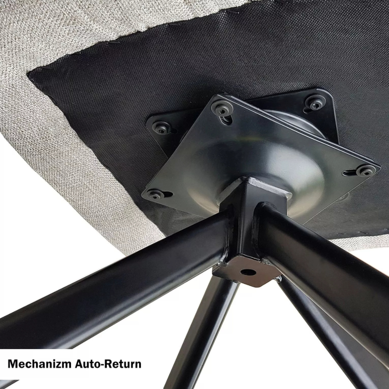 Krzesło obrotowe Notti Brego 18 ciemny szary