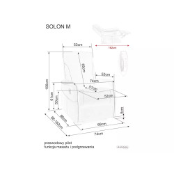 Fotel rozkładany Solon M Velvet 4215 cynamon Fotel rozkładany Solon M Velvet 4215 cynamon