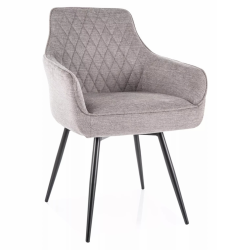 Krzesło tapicerowane Marlo Brego 07 szare