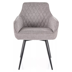 Krzesło tapicerowane Marlo Brego 07 szare Krzesło tapicerowane Marlo Brego 07 szare