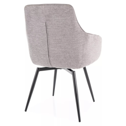 Krzesło tapicerowane Marlo Brego 07 szare Krzesło tapicerowane Marlo Brego 07 szare