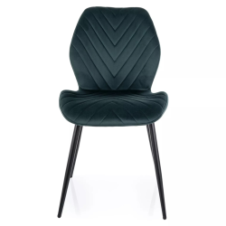Krzesło tapicerowane Mike Velvet Bluvel 78 zielone Krzesło tapicerowane Mike Velvet Bluvel 78 zielone