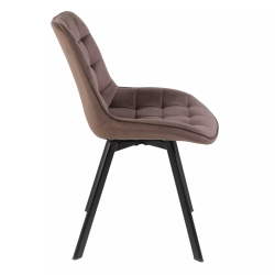 Krzesło tapicerowane Monti Velvet Bluvel 38 cappuccino Krzesło tapicerowane Monti Velvet Bluvel 38 cappuccino