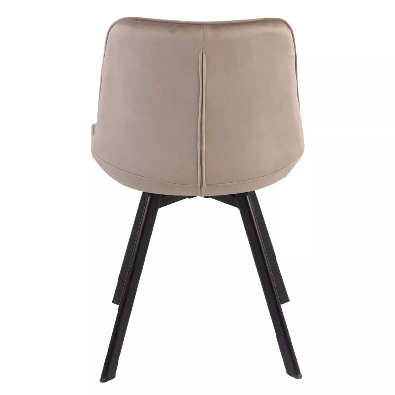 Krzesło tapicerowane Monti Velvet Bluvel 40 beżowy