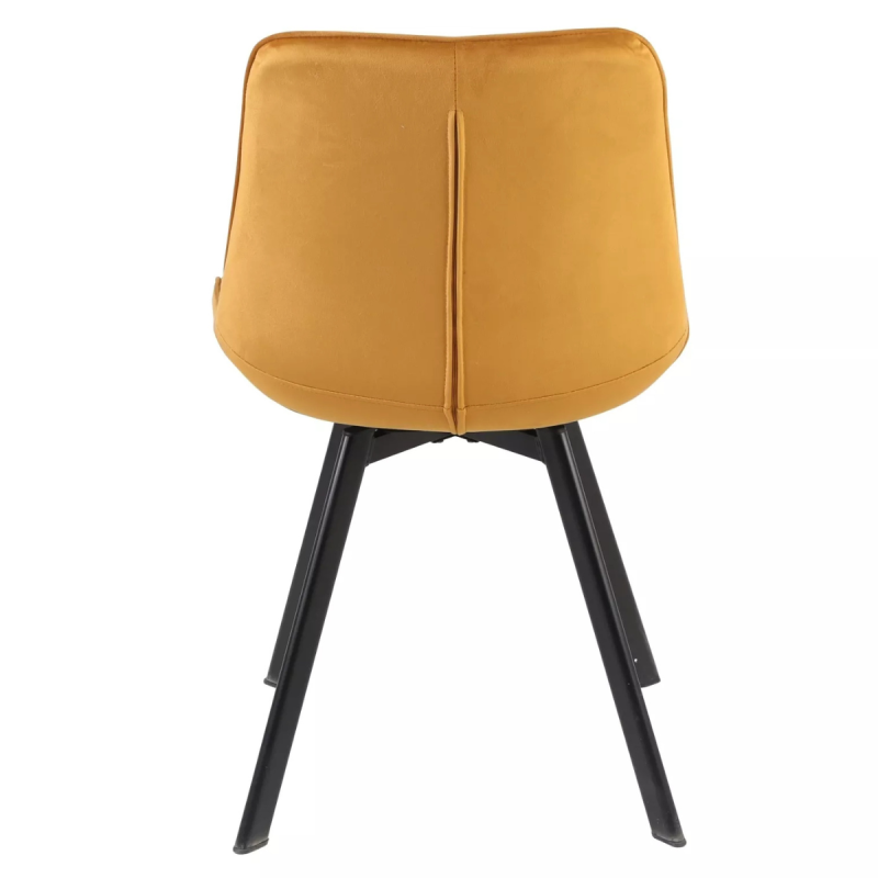 Krzesło tapicerowane Monti Velvet Bluvel 68 curry