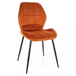 Krzesło tapicerowane Jake Velvet Bluvel 4215 cynamonowe