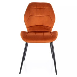 Krzesło tapicerowane Jake Velvet Bluvel 4215 cynamonowe Krzesło tapicerowane Jake Velvet Bluvel 4215 cynamonowe