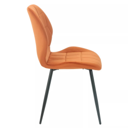 Krzesło tapicerowane Jake Velvet Bluvel 4215 cynamonowe Krzesło tapicerowane Jake Velvet Bluvel 4215 cynamonowe