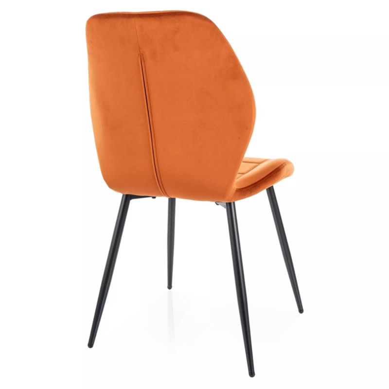 Krzesło tapicerowane Jake Velvet Bluvel 4215 cynamonowe