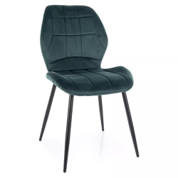 Krzesło tapicerowane Jake Velvet Bluvel 78 zielone