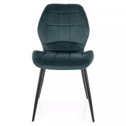 Krzesło tapicerowane Jake Velvet Bluvel 78 zielone Krzesło tapicerowane Jake Velvet Bluvel 78 zielone