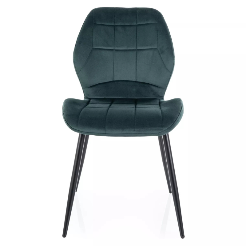 Krzesło tapicerowane Jake Velvet Bluvel 78 zielone