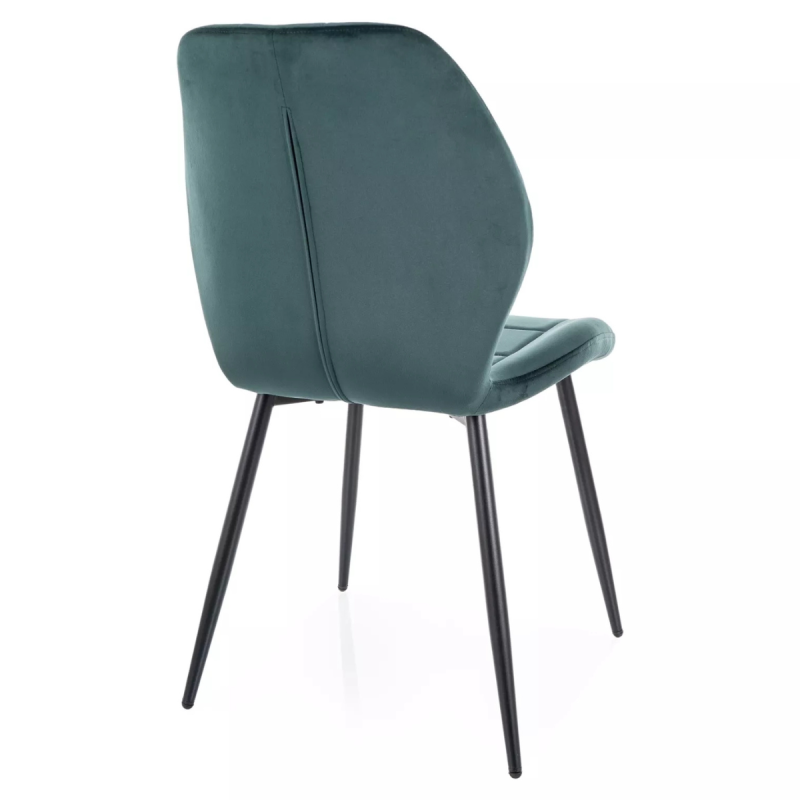 Krzesło tapicerowane Jake Velvet Bluvel 78 zielone