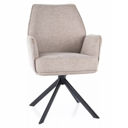 Krzesło obrotowe Hugo Brego 31 jasny beż