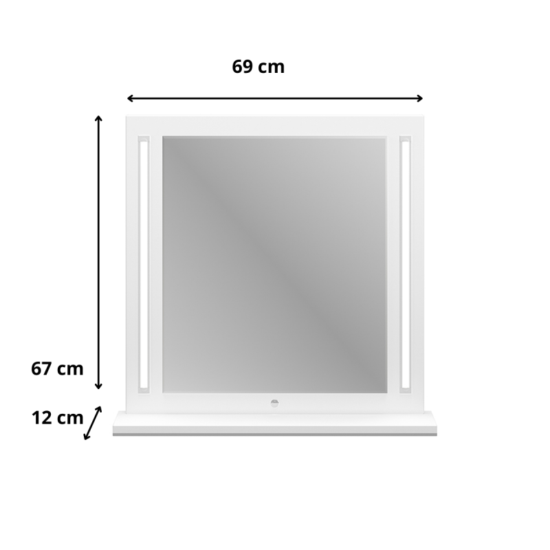 Lustro Mirror 02 ML Meble Kolekcja Lille