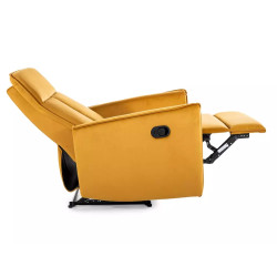 Fotel rozkładany Nikos Velvet 68 curry Fotel rozkładany Nikos Velvet 68 curry