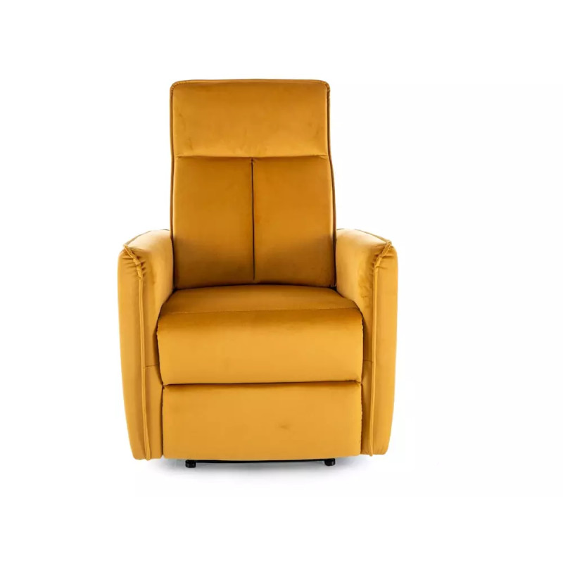 Fotel rozkładany Nikos Velvet 68 curry