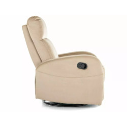 Fotel rozkładany Olimp Velvet 28 beż