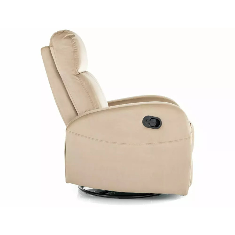 Fotel rozkładany Olimp Velvet 28 beż