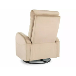Fotel rozkładany Olimp Velvet 28 beż