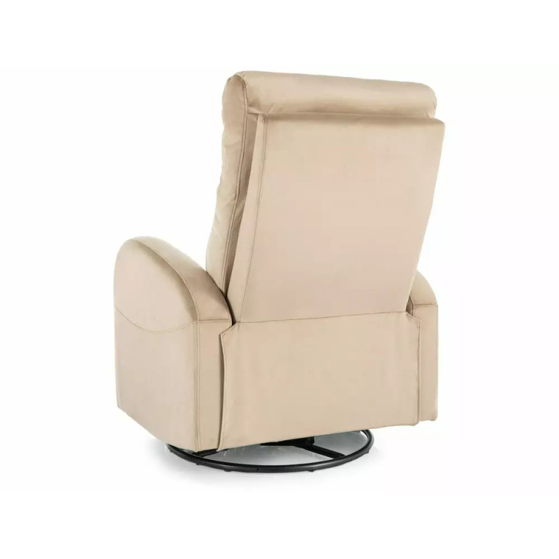 Fotel rozkładany Olimp Velvet 28 beż