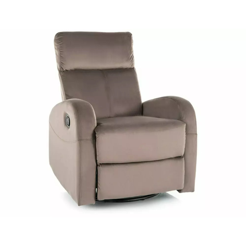 Fotel rozkładany Olimp Velvet 38 cappuccino Fotel rozkładany Olimp Velvet 38 cappuccino