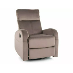 Fotel rozkładany Olimp Velvet 38 cappuccino