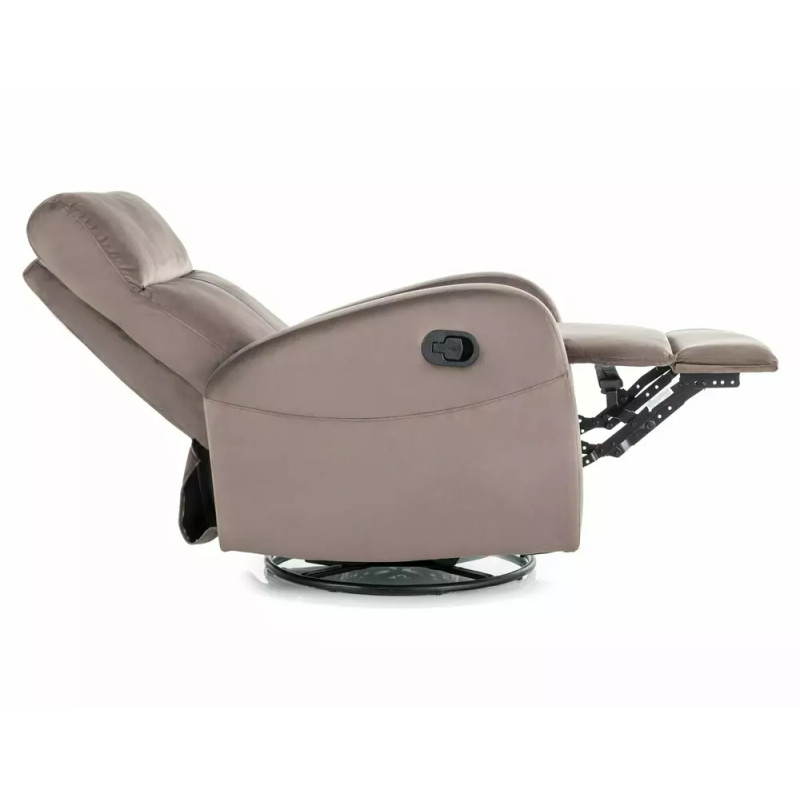 Fotel rozkładany Olimp Velvet 38 cappuccino