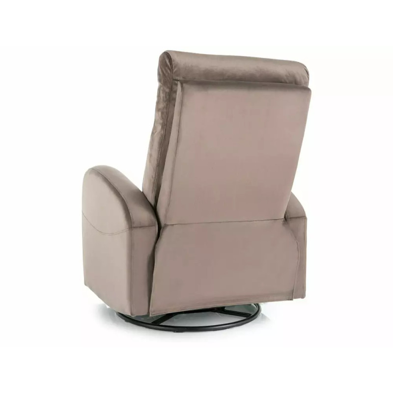 Fotel rozkładany Olimp Velvet 38 cappuccino