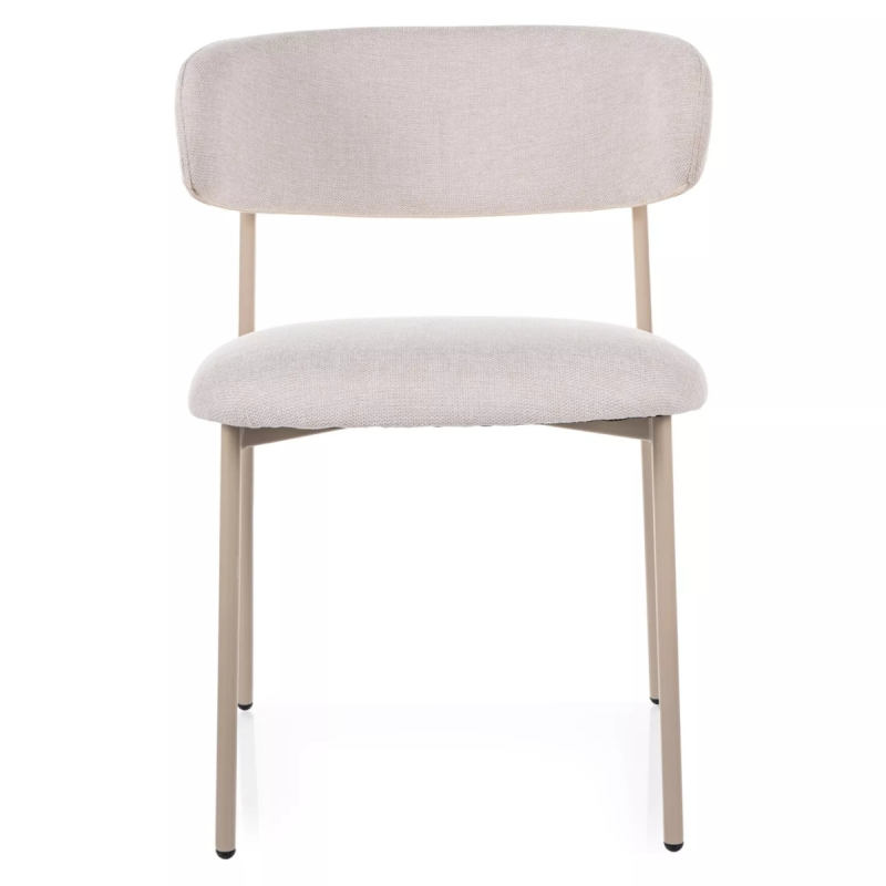 Krzesło tapicerowane Elton Bregot Brego 22 jasny beż