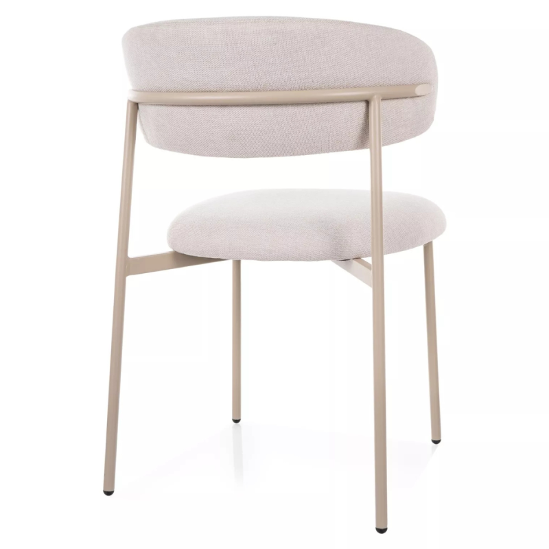 Krzesło tapicerowane Elton Bregot Brego 22 jasny beż