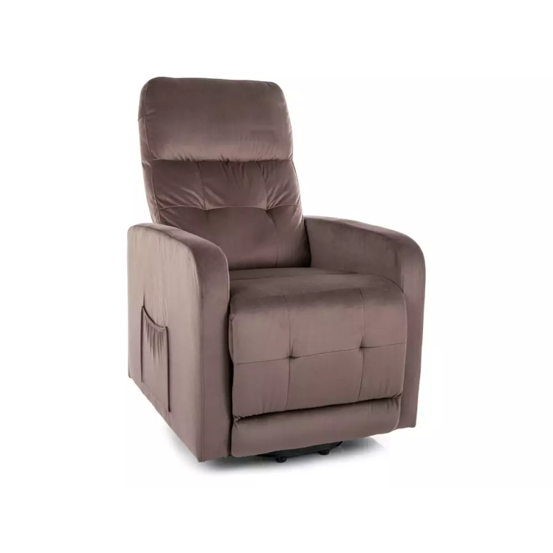 Fotel rozkładany Otus II Velvet 38 cappuccino