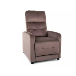 Fotel rozkładany Otus Velvet 38 cappuccino