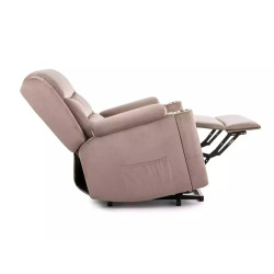 Fotel rozkładany Minos Velvet 40 ciemny beż Fotel rozkładany Minos Velvet 40 ciemny beż