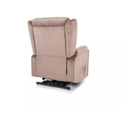 Fotel rozkładany Minos Velvet 40 ciemny beż Fotel rozkładany Minos Velvet 40 ciemny beż