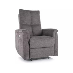 Fotel rozkładany Neptun M Brego 18 ciemny szary