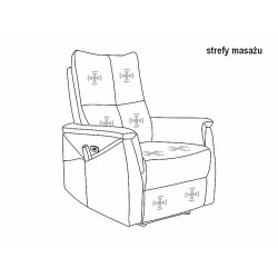 Fotel rozkładany Neptun M Brego 07 szary