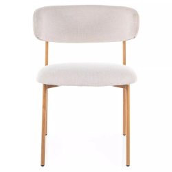 Krzesło tapicerowane Elton D Brego 22 jasny beż Krzesło tapicerowane Elton D Brego 22 jasny beż