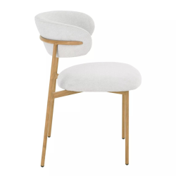 Krzesło tapicerowane Elton D Brego 22 jasny beż Krzesło tapicerowane Elton D Brego 22 jasny beż