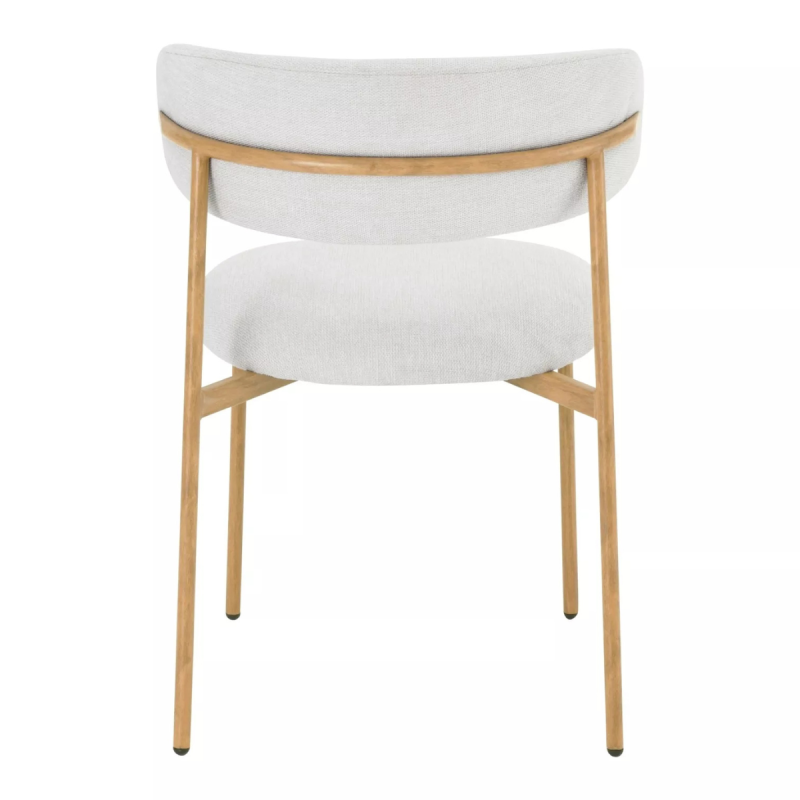 Krzesło tapicerowane Elton D Brego 22 jasny beż