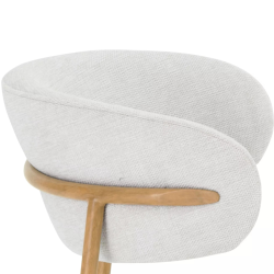 Krzesło tapicerowane Elton D Brego 22 jasny beż Krzesło tapicerowane Elton D Brego 22 jasny beż