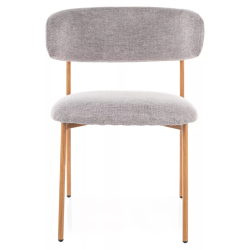 Krzesło tapicerowane Elton D Brego 07 szare Krzesło tapicerowane Elton D Brego 07 szare